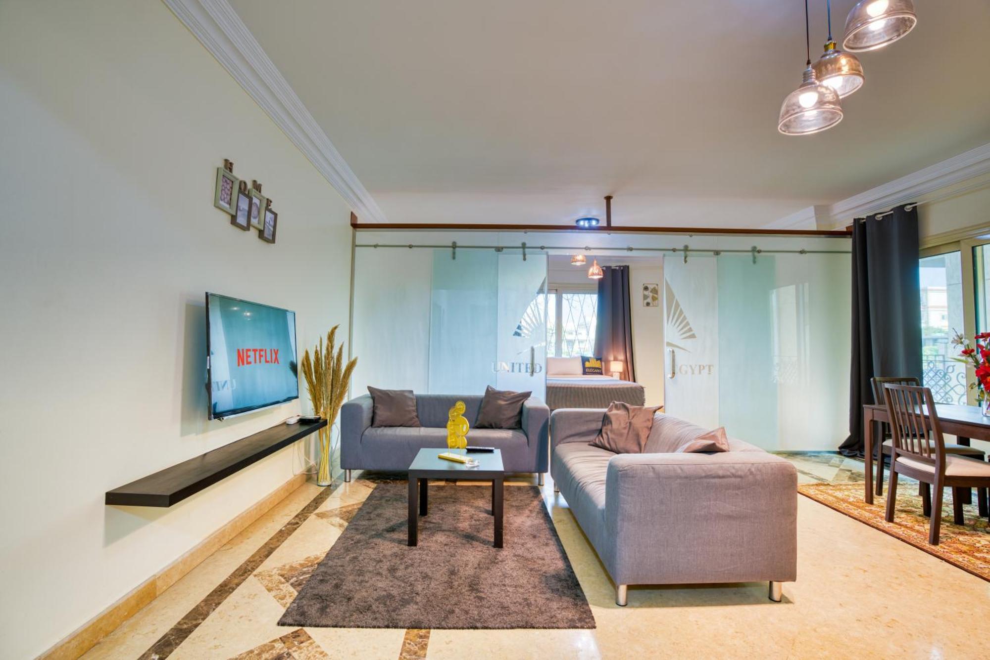 The Garden Near Cfc By Elegant Apartament Kair